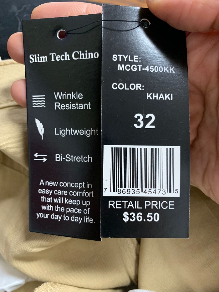 49962 - Slim Tech men's cargo shorts USA